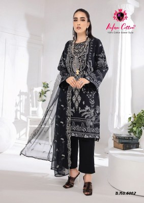 Black and white karachi queen vol 6 by nafisa cotton unstitched dress material catalogue  salwar kameez catalogs