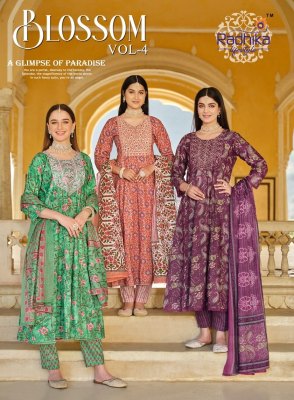 Blossom vol 4 by Radhika lifestyle cotton printed readymade suit catalogue  Radhika Lifestyle