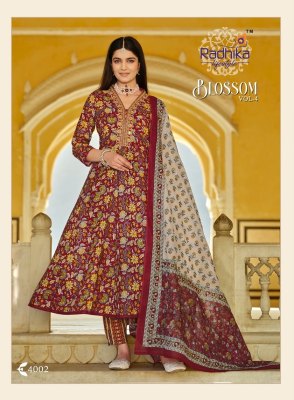 Blossom vol 4 by Radhika lifestyle cotton printed readymade suit catalogue  readymade suit catalogs