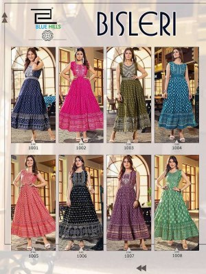 Blue Hills Bisleri Long Gown Stylish Wholesale Kurti dealers kurtis catalogs