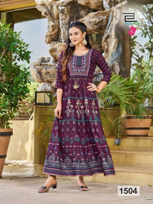 Blue Hills Diwali Night Vol  15 Festive Collection Anarkali Wholesale Kurti catalogue  kurtis catalogs