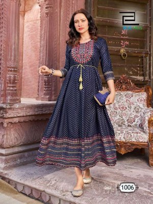 Blue Hills Glamours Anarkali Concept With Neck Embordered Work Wholesale Kurti catalogue  kurtis catalogs