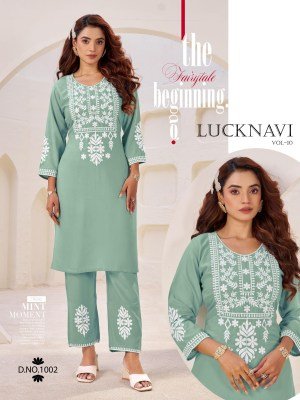 Blue Hills Lucknavi Vol 10 Kurti With Pant Set Wholesale Rate  kurtis catalogs