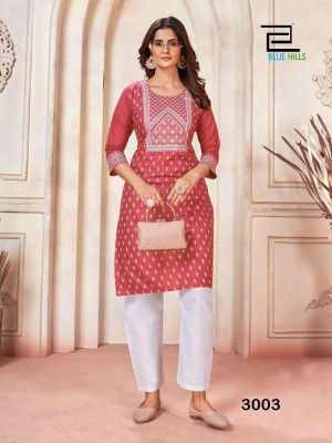 Blue Hills Peacock Vol 3 Rayon Printed Wholesale Kurti catalogue kurtis catalogs