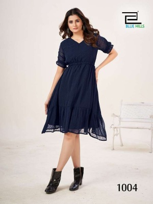 Blue Hills Presents Belle Georgette Tunic Style Short Top Collection  western wear catalogs