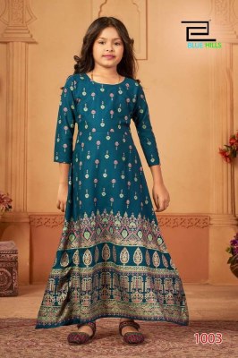 Blue Hills Walkway For Kids Wear Rayon Printed Wholesale Kurti catalogue  kurtis catalogs