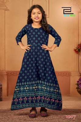 Blue Hills Walkway For Kids Wear Rayon Printed Wholesale Kurti catalogue  kurtis catalogs