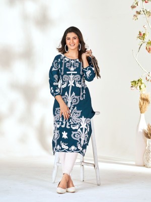 Blue hills by Kiara vol 5 trending cotton printed kurti catalogue at low rate kurtis catalogs