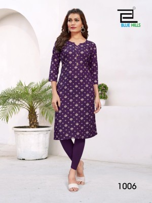 Blue hills present Hichoice vol 5 premium liva approved straight kurti catalogue at wholesale price kurtis catalogs