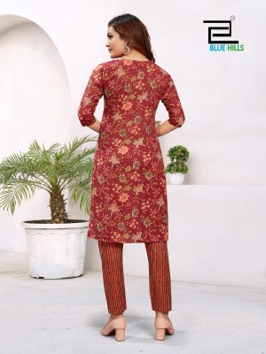 Blue hills presents Sameera printed cotton cambric  kurti with bottom catalogue kurtis catalogs