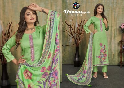 Bunnai by Fourdots pure jam cotton heavy work dress material catalogue at affordable rate salwar kameez catalogs