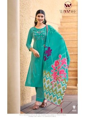 Butterfly by Woodee Premium Quality 3 piece kurti bottom with dupatta catalogue at low rate readymade suit catalogs