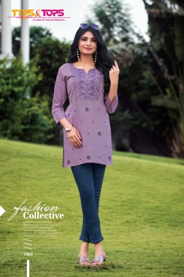 COLORS VOL 03 by tips and tops Heavy Reyon Embroidered western top catalogue  western wear catalogs