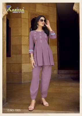 Celina by Karissa premium Liva Tag Fancy Short top with Afghani bottom catalogue at affordable rate Size wise Combo Set