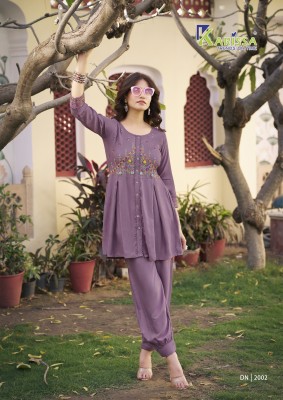 Celina vol 2 by Karissa Premium Pure reyon Short top with Afghani Collection at affordable rate readymade suit catalogs