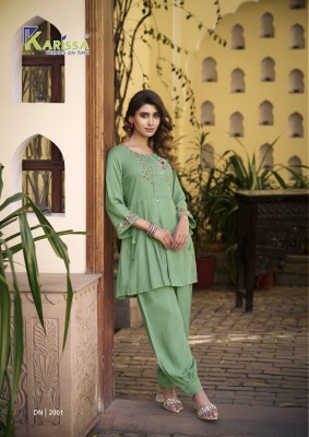 Celina vol 2 by Karissa Premium Pure reyon Short top with Afghani Collection at affordable rate readymade suit catalogs