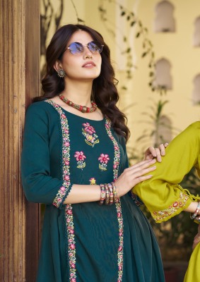 Celina vol 2 by Karissa Premium Pure reyon Short top with Afghani Collection at affordable rate readymade suit catalogs