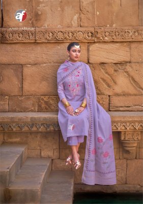 Chandani vol 4 by Anju fabric Pure Cotton self Texture Ready made suit catalogue at affordable rate readymade suit catalogs