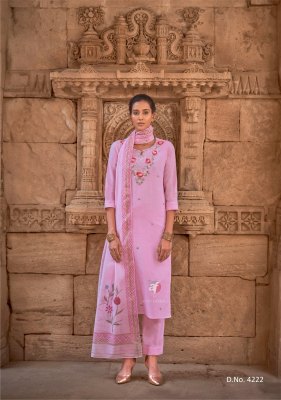 Chandani vol 4 by Anju fabric Pure Cotton self Texture Ready made suit catalogue at affordable rate readymade suit catalogs
