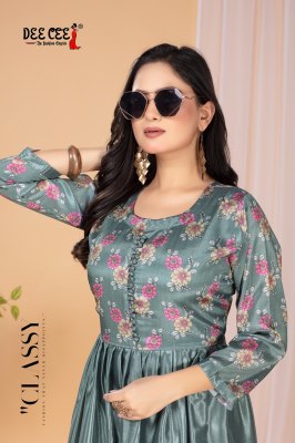 Chandni by Deecee Flared Long Silk Exclusive kurti catalogue at amaviexpo wholesale catalogs