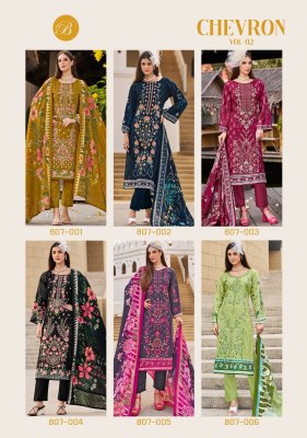 Chevron vol 2 by Belliza Pure Cotton Digital Printed Fron Embroidered Dress material catalogue at affordable rate dress material catalogs