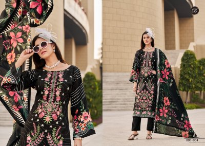 Chevron vol 2 by Belliza Pure Cotton Digital Printed Fron Embroidered Dress material catalogue at affordable rate dress material catalogs