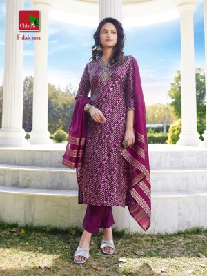 Chhaya by Falak heavy modal silk embroidered readymade suit catalogue at low rate readymade suit catalogs