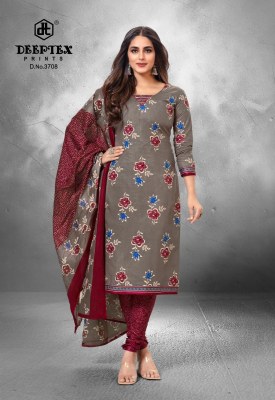 Chiefguest Vol 37 by Deeptex Heavy Cotton Printed  saree with blouse at low price dress material catalogs