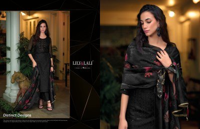 Chikankari vol 3 by Lily and lali fancy handwork designer readymade suit catalogue at amaviexpo readymade suit catalogs
