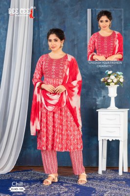 Chill by Deecee Ghera top sequence work Anarkali suit catalogue at affordable rate Dee cee