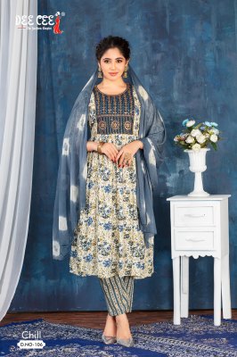 Chill by Deecee Ghera top sequence work Anarkali suit catalogue at affordable rate readymade suit catalogs