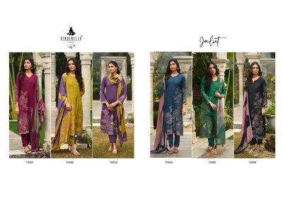 Cindrella by Juliet pure digital printed with handwork unstitched dress material catalogue  salwar kameez catalogs