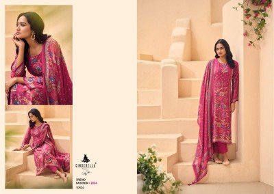 Cindrella by Rewild pure muslin digital printed with handwork unstitched dress material catalogue salwar kameez catalogs