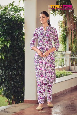 Cindrella by Tips and tops heavy reyon printed fancy kurta pajama catalogue at affordable rate kurtis catalogs