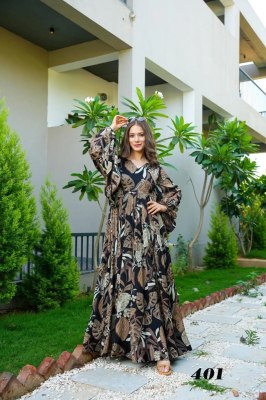 Clora vol 4 presenting new designer digital printed ethnic wear gown at amaviexpo gown catalogs