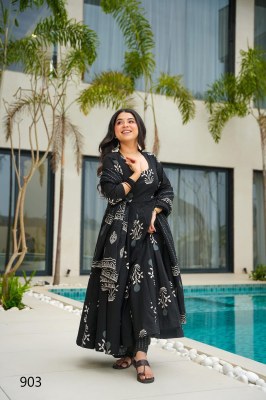Clora vol 9 presented Heavy Mal Cotton Beautiful flair dress with flair palazzo catalogue at affordable rate readymade suit catalogs