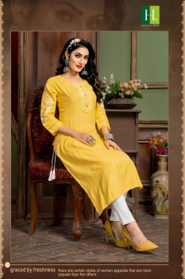 Cocktail by hirwa fancy festive wear straight embroidered kurti catalogue at low rate  readymade suit catalogs