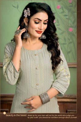 Cocktail by hirwa fancy festive wear straight embroidered kurti catalogue at low rate  readymade suit catalogs