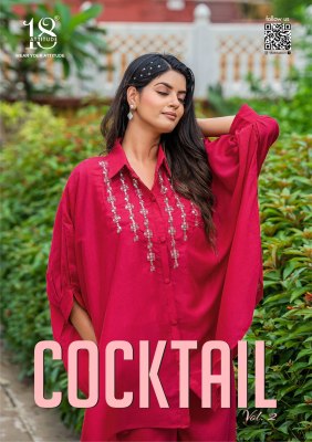 Cocktail vol 02 by 18 Attitude Fancy trendy Co Ord Set Catalogue at affordable rate Size wise Combo Set