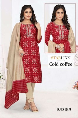 Cold coffee by starlink kurti pant dupatta set size wise Kurti design wholesaler price in India  kurtis catalogs