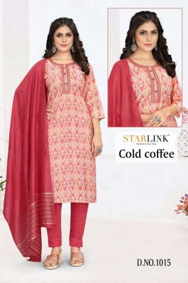 Cold coffee by starlink kurti pant dupatta set size wise Kurti design wholesaler price in India  kurtis catalogs