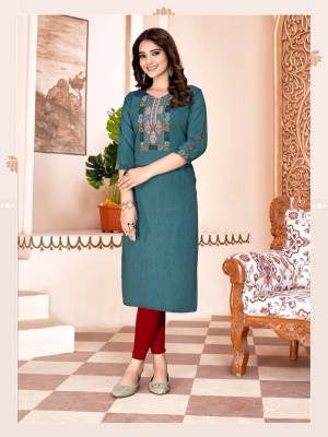 Colourpix by Kitkat vol 4 heavy fancy reyon embroidered kurti catalogue at low rate kurtis catalogs