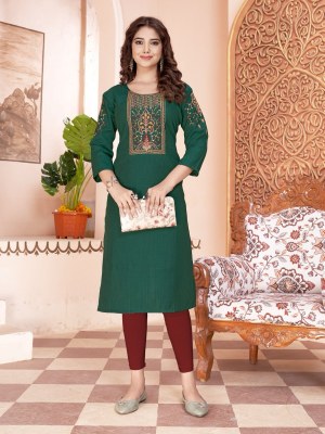 Colourpix by Kitkat vol 4 heavy fancy reyon embroidered kurti catalogue at low rate kurtis catalogs