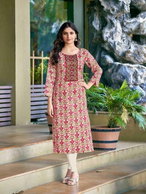 Colourpix by rolex vol 1 Heavy reyon foil printed kurti pant with dupatta catalogue kurti pant with dupatta Catalogs