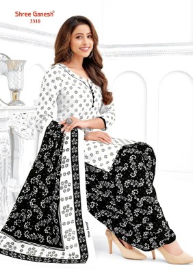 Colours Special White and Black Vol 3 by Shree ganesh  Pure cotton Printed Unstitched dress material collection with low price wholesale catalogs