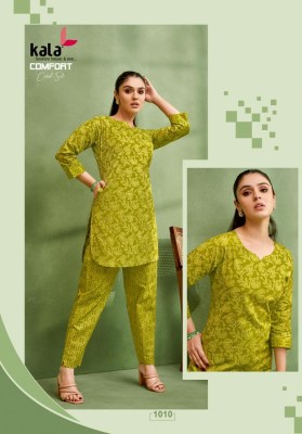 Comfort by Kala quality pure cotton printed co ord set collection Size wise Combo Set