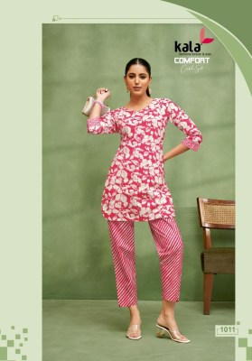 Comfort by Kala quality pure cotton printed co ord set collection Size wise Combo Set