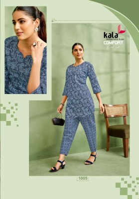 Comfort by Kala quality pure cotton printed co ord set collection Size wise Combo Set