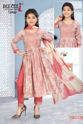 Compy by Deecee Modal chanderi printed aliya cut kurti pant and dupatta catalogue at affordable rate readymade suit catalogs