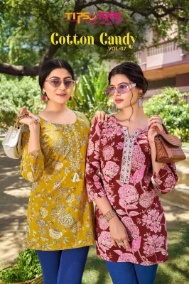 Cotton Candy vol 7 by Tips and Tops Premium Cotton Foil Printed western wear catalogue at affordable rate wholesale catalogs